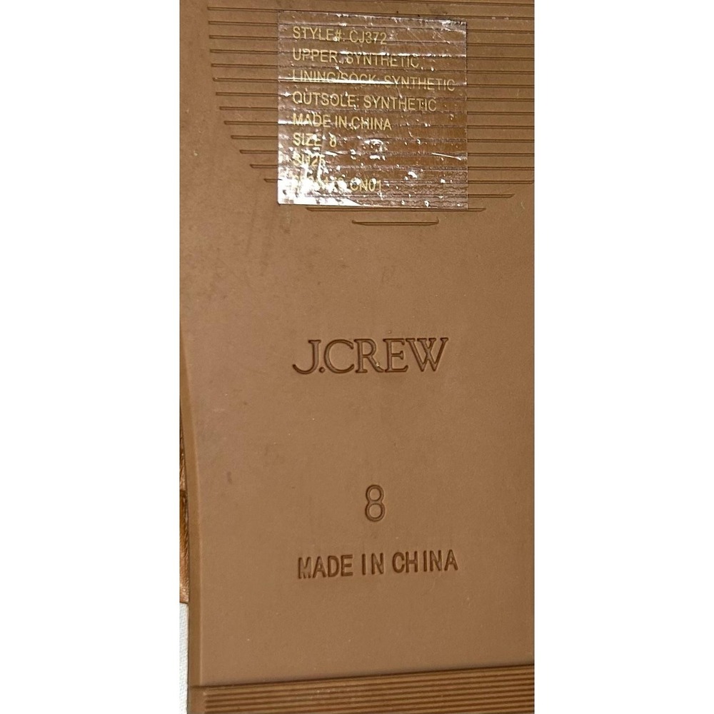 J Crew Sandals Womens 8 / 39 Cedar Wood Brown Braided Thong Flip Flops Flat Cute - Picture 11 of 12